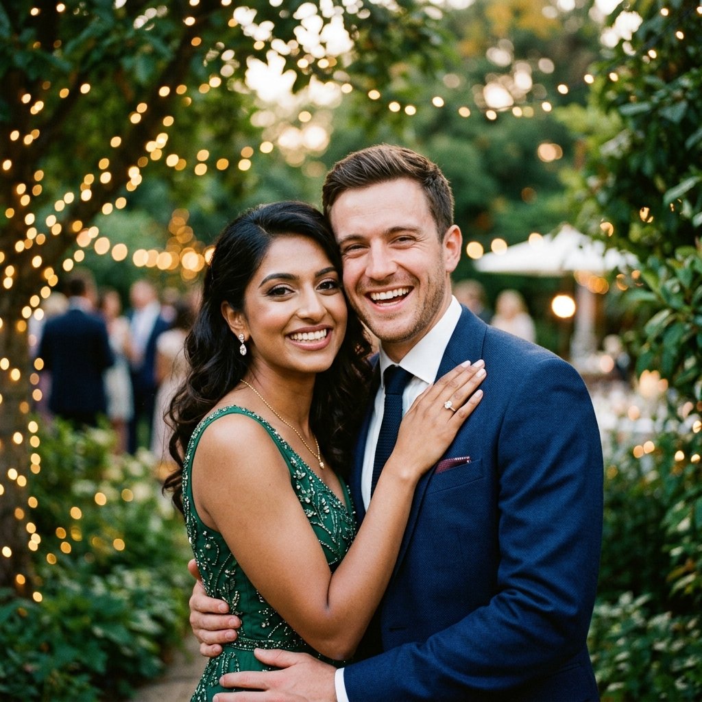 Priya and James